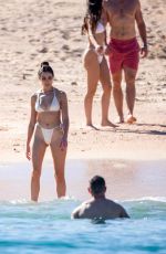 OLIVIA CULPO, KRISTIN JUSZCZYK and CLAIRE COLETTE in Bikinis at a Beach in Cabo San Lucas 02/19/2024