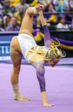 OLIVIA DUNNE at Arkansas v LSU Gymnastics Meet in Baton Rouge 02/02/2024