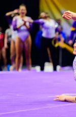 OLIVIA DUNNE at Arkansas v LSU Gymnastics Meet in Baton Rouge 02/02/2024