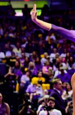 OLIVIA DUNNE at Arkansas v LSU Gymnastics Meet in Baton Rouge 02/02/2024