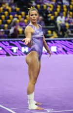 OLIVIA DUNNE at Arkansas v LSU Gymnastics Meet in Baton Rouge 02/02/2024