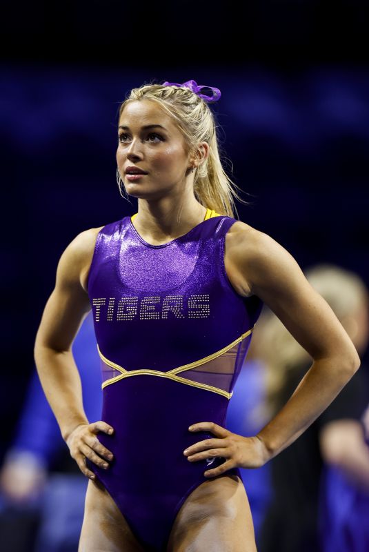 OLIVIA DUNNE at Florida vs LSU Gymnastics Meet in Gainesville 02/23/2024