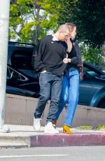 OLIVIA MACKLIN and Benjamin Levy Aguilar Out for Lunch at All Time Cafe in Los Feliz 2/09/2024