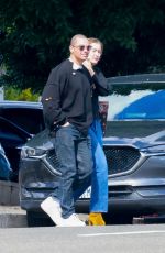 OLIVIA MACKLIN and Benjamin Levy Aguilar Out for Lunch at All Time Cafe in Los Feliz 2/09/2024