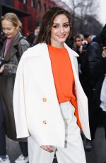 OLIVIA PALERMO Arrives at Max Mara Fashion Show at Milan Fashion Week 02/22/2024