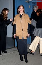 OLIVIA PALERMO Leaves Khaite Fashion Show at NYFW in New York 02/10/2024