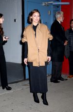 OLIVIA PALERMO Leaves Khaite Fashion Show at NYFW in New York 02/10/2024
