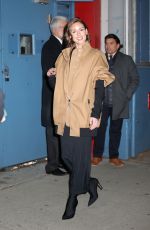 OLIVIA PALERMO Leaves Khaite Fashion Show at NYFW in New York 02/10/2024