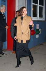 OLIVIA PALERMO Leaves Khaite Fashion Show at NYFW in New York 02/10/2024