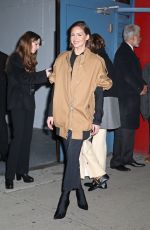 OLIVIA PALERMO Leaves Khaite Fashion Show at NYFW in New York 02/10/2024