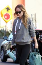 OLIVIA WILDE Arrives at a Gym in Los Angeles 02/08/2024