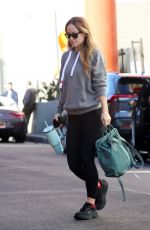 OLIVIA WILDE Arrives at a Gym in Los Angeles 02/08/2024