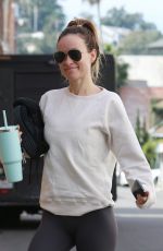 OLIVIA WILDE Arrives at a Gym in Los Angeles 02/16/2024