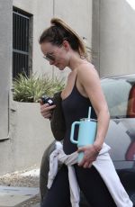 OLIVIA WILDE Leaves Friday Gym Session in Los Angeles 02/16/2024