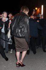 OLIVIA WILDE Leaves YSL Afterparty at Paris Fashion Week 02/27/2024