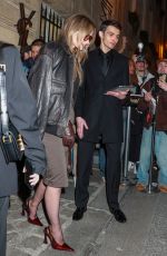 OLIVIA WILDE Leaves YSL Afterparty at Paris Fashion Week 02/27/2024