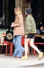 OLIVIA WILDE Out for Lunch witha a Friend at Little Dom