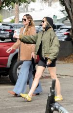OLIVIA WILDE Out for Lunch witha a Friend at Little Dom