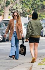 OLIVIA WILDE Out for Lunch witha a Friend at Little Dom