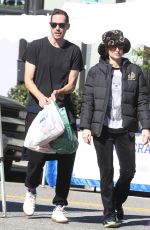 PARIS HILTON and Carter Reum Shopping at a Farmers Market in Los Angeles 02/11/2024