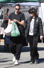 PARIS HILTON and Carter Reum Shopping at a Farmers Market in Los Angeles 02/11/2024