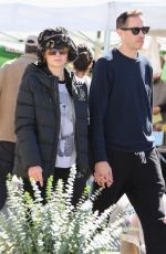 PARIS HILTON and Carter Reum Shopping at a Farmers Market in Los Angeles 02/11/2024