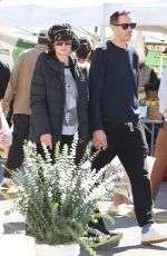 PARIS HILTON and Carter Reum Shopping at a Farmers Market in Los Angeles 02/11/2024