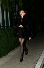 PARIS JACKSON Arrives at Private Party at San Vicente Bungalows in West Hollywood 02/13/2024