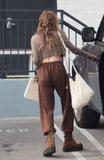 PARIS JACKSON Leaves Shani Darden Facial Studio in Beverly Hills 02/02/2024