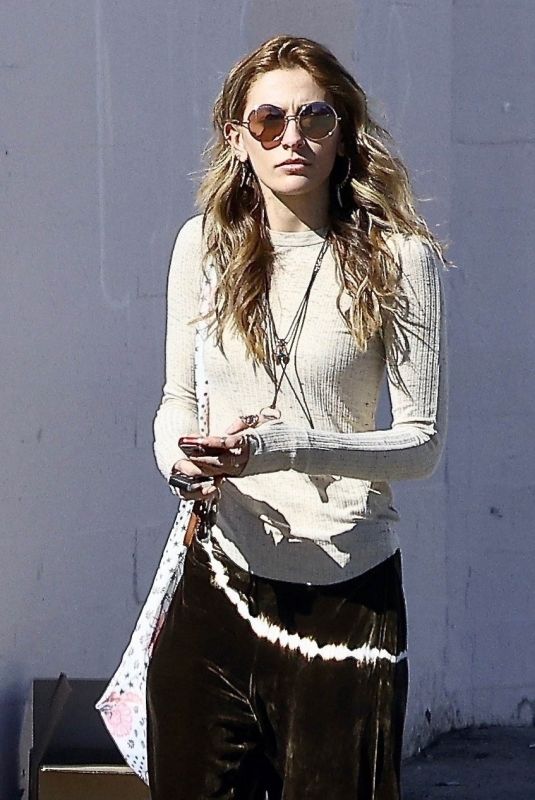 PARIS JACKSON Out Shopping at Free People in Studio City 02/11/2024