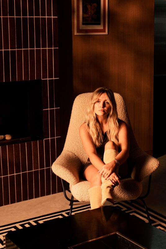 PERIE EDWARDS at a Photoshoot, February 2024