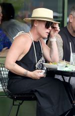 PINK Touches Down in Australia for Family Holiday 02/05/2024