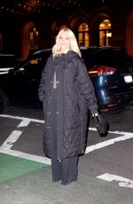 POPPY DELEVINGNE Arrives at Frame Denim