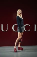 POPPY DELEVINGNE at Gucci Show at Milan Fashion Week 02/23/2024