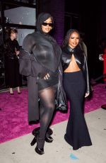 PRECIOUS LEE and RYAN DESTINY Arrives at YSL Beauty Candy Shoppe in New York 02/08/2024