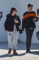 Pregnant ASHLEY BENSON and Brandon Davis Out in Los Angeles 0213/2024