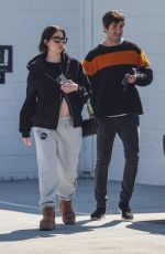Pregnant ASHLEY BENSON and Brandon Davis Out in Los Angeles 0213/2024