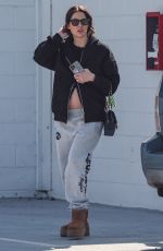 Pregnant ASHLEY BENSON and Brandon Davis Out in Los Angeles 0213/2024