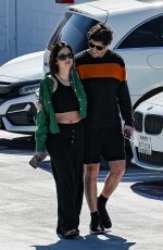 Pregnant ASHLEY BENSON and Brandon Davis Out in West Hollywood 02/28/2024