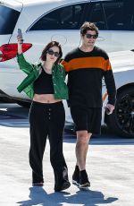 Pregnant ASHLEY BENSON and Brandon Davis Out in West Hollywood 02/28/2024