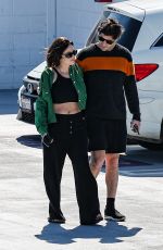 Pregnant ASHLEY BENSON and Brandon Davis Out in West Hollywood 02/28/2024