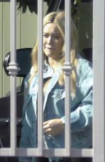 Pregnant HILARY DUFF at a Friend