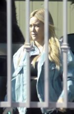 Pregnant HILARY DUFF at a Friend