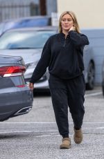 Pregnant HILARY DUFF Leaves Ballet Class in Los Angeles 02/07/2024