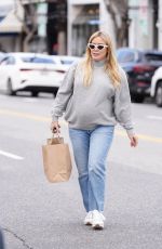 Pregnant HILARY DUFF Out for Breakfast at Joan