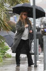 Pregnant HILARY DUFF Out for Lunch with Friends in Los Angeles 02/20/204