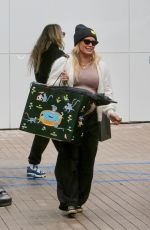 Pregnant HILARY DUFF Out Shopping in Beverly Hills 02/06/2024