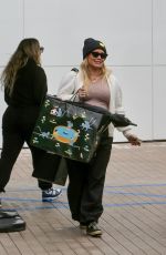 Pregnant HILARY DUFF Out Shopping in Beverly Hills 02/06/2024