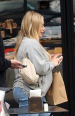 Pregnant HILARY DUFF Shopping at Greenwood Shop at Ventura Place in Studio City 02/07/2024