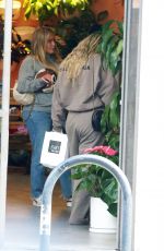 Pregnant HILARY DUFF Shopping at Greenwood Shop at Ventura Place in Studio City 02/07/2024